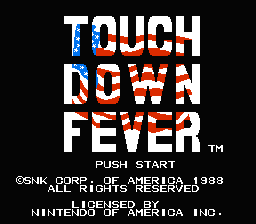 American Football - Touchdown Fever (J) [!]-video